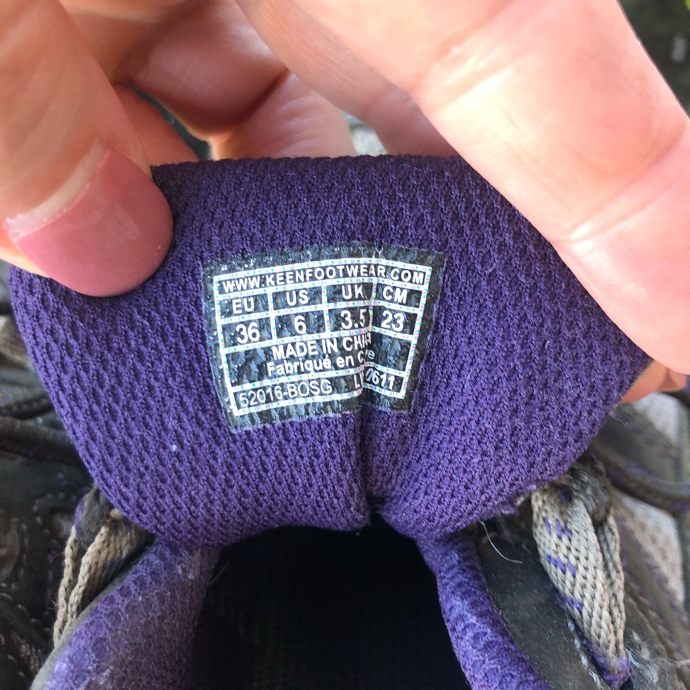 Keen "PALISADES" brown & Gray Trail hiking shoe size 6 - Picture 6 of 8